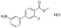 Methyl 4-(3-aMinophenyl)-2-fluorobenzoate, HCl Struktur