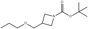 N-BOC-3-(PropoxyMethyl)azetidine Struktur