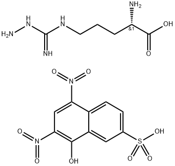 H-ARG(NH2)-OH FLAVIANATE Struktur