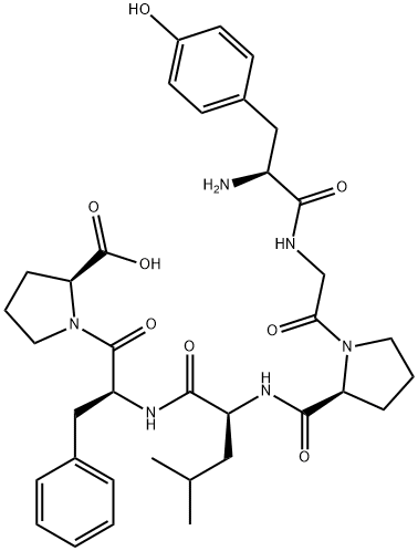 tyrosyl-glycyl-prolyl-leucyl-phenylalanyl-proline Struktur