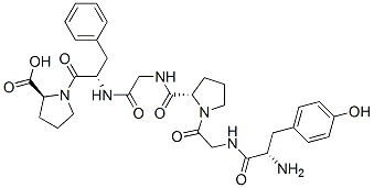 tyrosyl-glycyl-prolyl-glycyl-phenylalanyl-proline Struktur