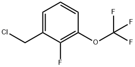 1-(ChloroMethyl)-2-fluoro-3-(trifluoroMethoxy)benzene Struktur