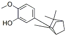 (exo,exo)-2-methoxy-5-(5,5,6-trimethylbicyclo[2.2.1]hept-2-yl)phenol  Struktur