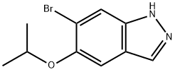 6-broMo-5-isopropoxy-1H-indazole Struktur