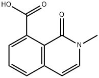 2-dihydro-2-Methyl-1-oxoisoquinoline-8-carboxylic acid Struktur