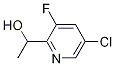 1-(5-chloro-3-fluoropyridin-2-yl)ethanol Struktur