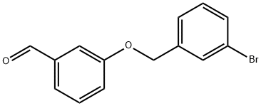 3-[(3-BROMOBENZYL)OXY]BENZALDEHYDE Struktur