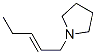 (E)-1-Pyrrolidino-2-pentene Struktur