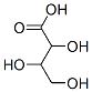 2,3,4-trihydroxybutanoic acid Struktur