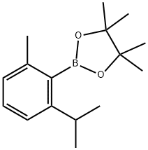 2-(2-isopropyl-6-Methylphenyl)-4,4,5,5-tetraMethyl-1,3,2-dioxaborolane Struktur