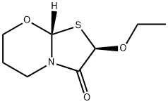 5H,8aH-Thiazolo[2,3-b][1,3]oxazin-3(2H)-one,2-ethoxydihydro-,cis-(9CI) Struktur