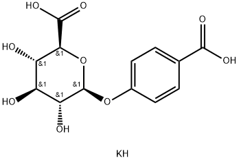 p-Salicylic Acid 4-Glucuronide Potassium Salt Struktur