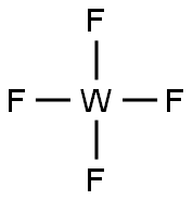 tetrafluorotungsten Struktur