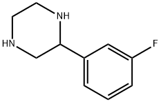 Piperazine, 2-(3-fluorophenyl)- (9CI) Struktur