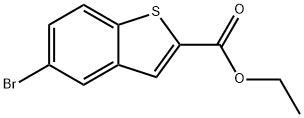 Ethyl 5-bromo-1-benzothiophene-2-carboxylate Struktur