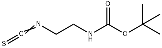 N-(2-異硫氰酰基乙基)氨基甲酸叔丁酯, 137743-46-5, 結構式