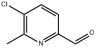 5-chloro-6-methylpicolinaldehyde Struktur