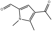 1H-Pyrrole-2-carboxaldehyde, 4-acetyl-1,5-dimethyl- (9CI) Struktur