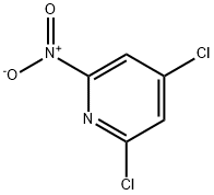 2,4-Dichloro-6-nitropyridine Struktur