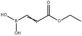 (E)-3-ethoxy-3-oxoprop-1-enylboronic acid Struktur