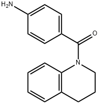 (4-AMINOPHENYL)[3,4-DIHYDRO-1(2H)-QUINOLINYL]-METHANONE Struktur