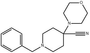 1'-benzyl-[1,4'-bipiperidine]-4'-carbonitrile Struktur