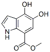 1H-Indole-7-carboxylicacid,4,5-dihydroxy-,methylester(9CI) Struktur