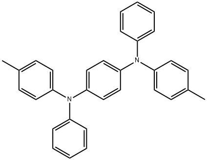 N,N'-DIPHENYL-N,N'-DI-P-TOLYLBENZENE-1,& Struktur