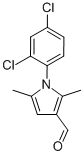 1-(2,4-DICHLOROPHENYL)-2,5-DIMETHYL-1H-PYRROLE-3-CARBALDEHYDE Struktur