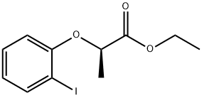 Propanoic acid, 2-(2-iodophenoxy)-, ethyl ester, (2R)- Struktur