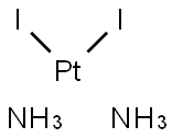 diamminediiodoplatinum Struktur