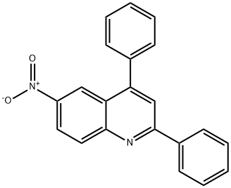 6-Nitro-2,4-diphenyl-quinoline Struktur