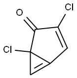 Bicyclo[3.1.0]hexa-3,5-dien-2-one, 1,3-dichloro- (9CI) Struktur