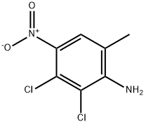 2,3-Dichloro-6-methyl-4-nitroaniline Struktur