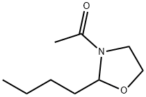 Oxazolidine, 3-acetyl-2-butyl- (9CI) Struktur