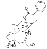 20-OXO-12,20-DIDEOXYPHORBOL 13-PHENYLACETATE Struktur