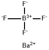 Barium tetrafluoroborate Struktur