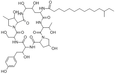 Deoxymulundocandin Struktur