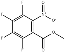 Benzoic acid, 2,3,4,5-tetrafluoro-6-nitro-, Methyl ester Struktur