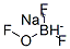 sodium trifluorohydroxyborate(1-) Struktur