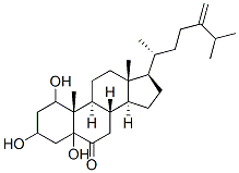 1,3,5-trihydroxy-24-methylenecholestan-6-one Struktur