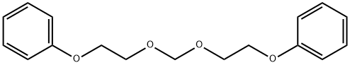 1,1'-[methylenebis(oxyethane-1,2-diyloxy)]bisbenzene Struktur