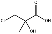 3-chloro-2-hydroxy-2-methyl-propanoic acid Struktur