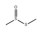 methyl methanethiosulfinate Struktur