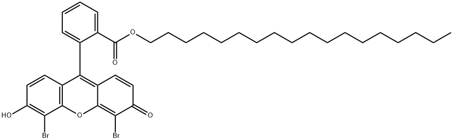 4',5'-DIBROMOFLUORESCEIN OCTADECYL ESTER Struktur