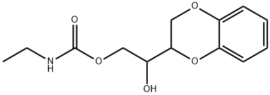 1-(1,4-Benzodioxan-2-yl)-1,2-ethanediol 2-ethylcarbamate Struktur