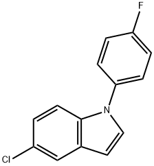 5-氯-1-(4-氟苯基)-1H-吲哚, 138900-22-8, 結(jié)構(gòu)式