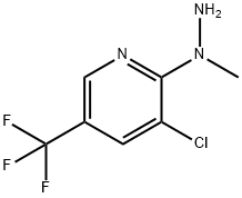 1-[3-CHLORO-5-(TRIFLUOROMETHYL)PYRID-2-YL]-1-METHYLHYDRAZINE Struktur