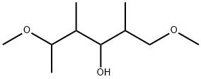 1,5-Dimethoxy-2,4-dimethyl-3-hexanol Struktur