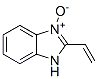 1H-Benzimidazole,2-ethenyl-,3-oxide(9CI) Struktur